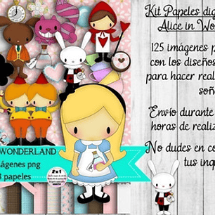Papeles Fondos Y Cliparts Imagenes Png Alicia Set 1