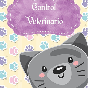 Pack 5 Libretas Control Veterinario Mascotas / Editables Ppt