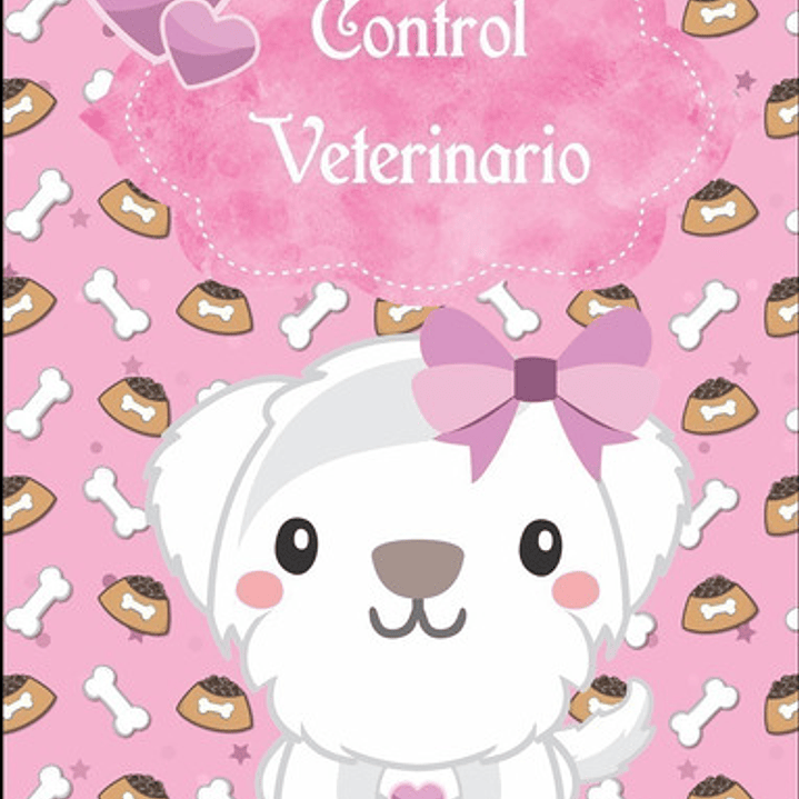 Pack 5 Libretas Control Veterinario Mascotas / Editables Ppt 7