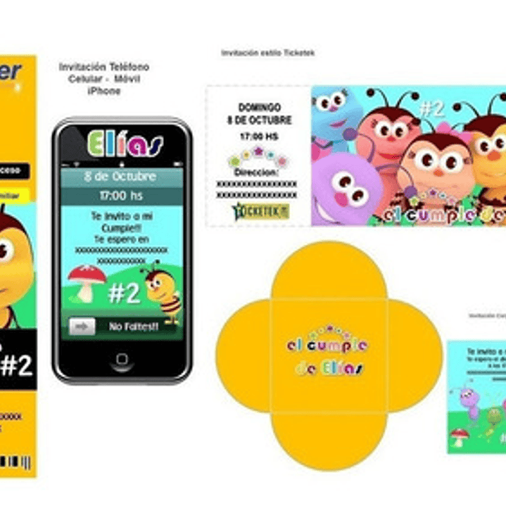 Kit Imprimible Candy Bar Bichikids El Mas Completo 3