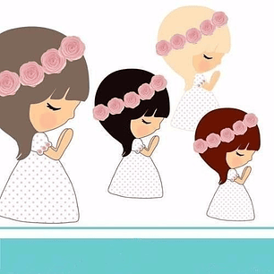 Kit Imprimible  Comunión 11 - 12  Imágenes Png