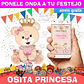 Kit Imprimible Osita Princesa Editable - Miniatura 1