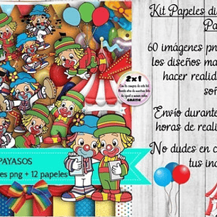 Papeles Fondos Y Cliparts Imagenes Png Payasos