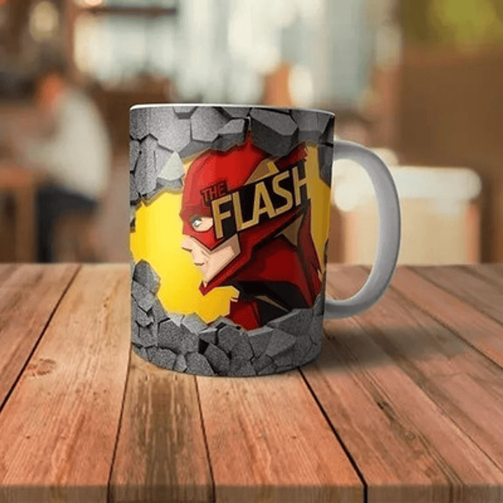 125 Plantillas Sublimación Torsos Tazas Remeras Superhéroes 6