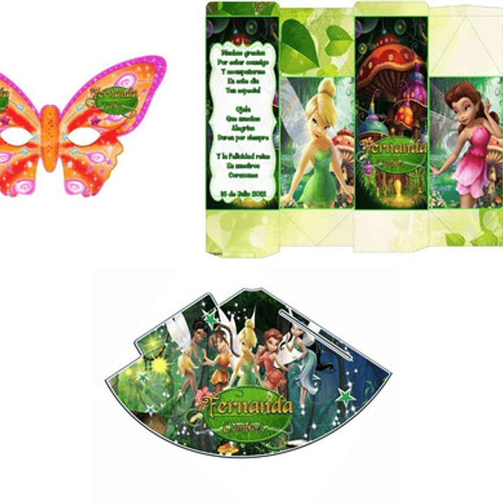 Kit Imprimible Candy Bar Tinker Bell El Mas Completo 5