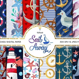 Papeles Digitales Marino Fondo Del Mar M42