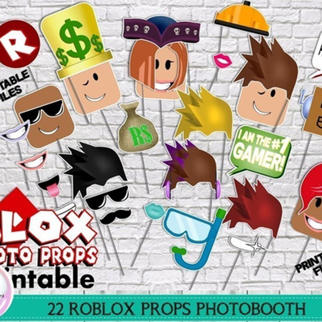 22 Máscaras Props Photobooth Roblox Jpg 1