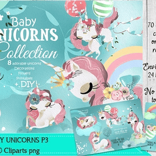 Cliparts Imagenes Png Unicornios Bebes P3