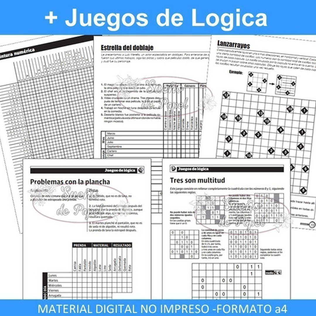 Kit Imprimible Sopa Letras Crucigramas Sudoku Autodefinidos 4
