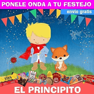 Kit Imprimible El Principito Candy Golosinas Invitaciones
