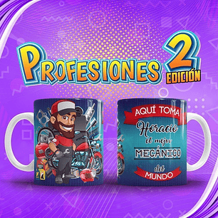 Profesiones Aquí Toma El Mejor Sublimacion Tazas Pack 2