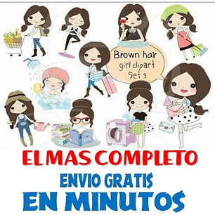 Pack Imagenes Joven Adolecente Cabello Marron S3 + Regalo A1