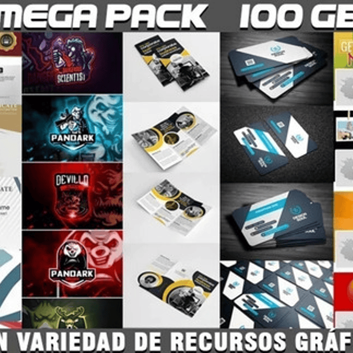 Oferta 2 Mega Combos De Recursos Gráficos Para Diseñadores  2