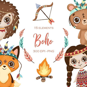 Cliparts Imagenes Png Animales Del Bosque Tribal Is4