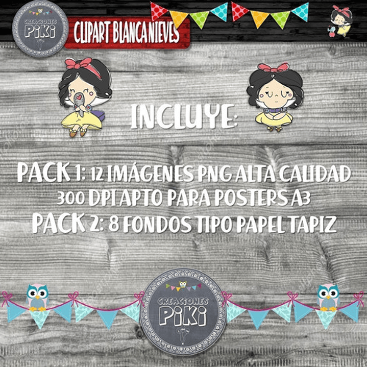 Pack Imágenes Hd Clipart Cuento Blanca Nieves Caperuza 4