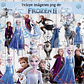 Kit Imprimible Candy Bar Frozen 2 Celeste 100% Editable - Miniatura 2