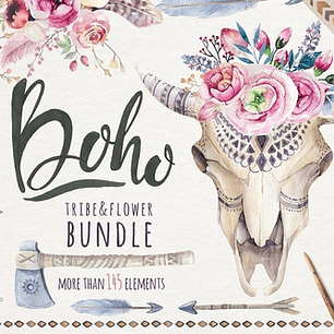 Cliparts Png Tribal Boho Plumas Acuarela Watercolor Pa51