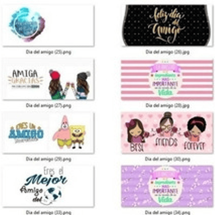 80 Plantillas Sublimación Tazas Día Del Amigo / Pack #2 7