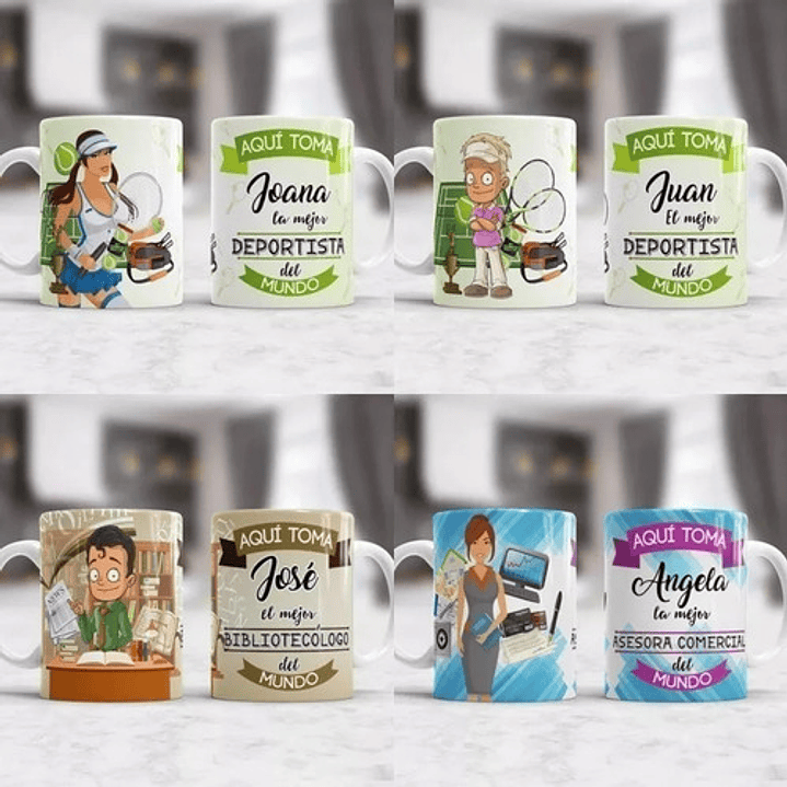 100 Plantillas Para Sublimar Tazas Aquí Toma Nuevas 1