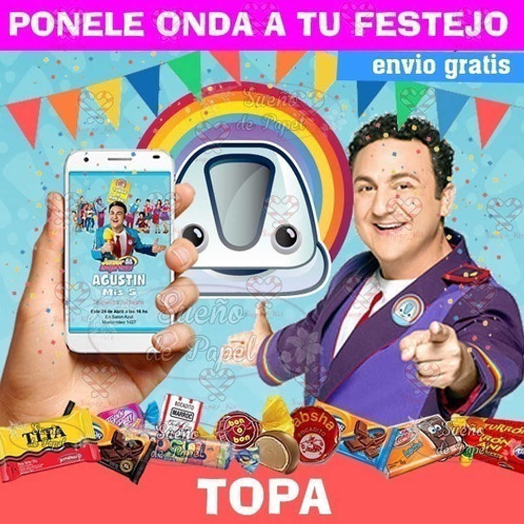 Kit Imprimible Topa Junior Express Editable 1