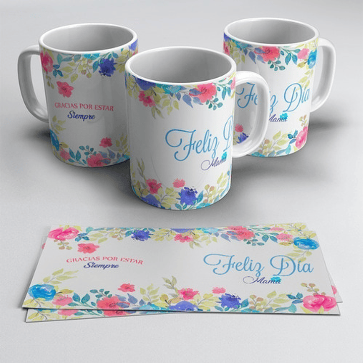 Plantillas Sublimación Tazas Set De Mate - Día De La Madre 8