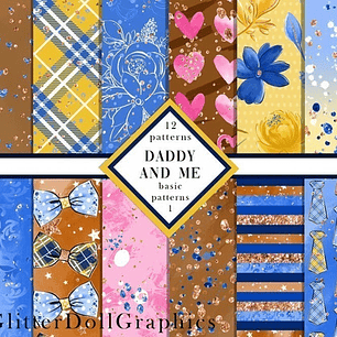 Papeles Azul Amarillo Marrón Celeste Dia Del Padre P3