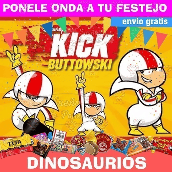 Kit Imprimible Kick Buttowski Editable 1