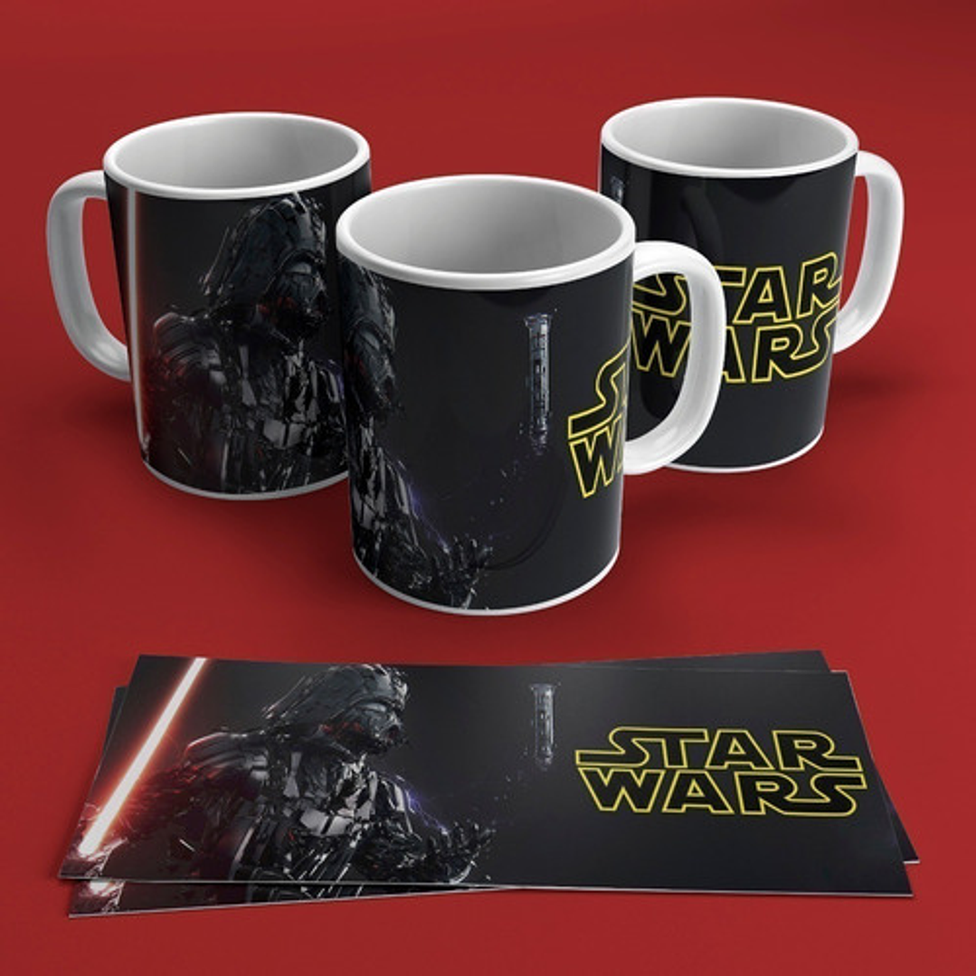 Plantillas Sublimación Tazas - Star Wars 51 Diseños! 3