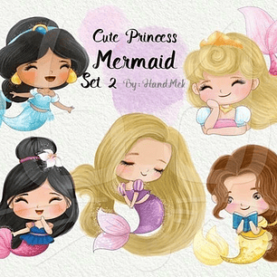 Cliparts Imagenes Png Princesas Sirenas H2
