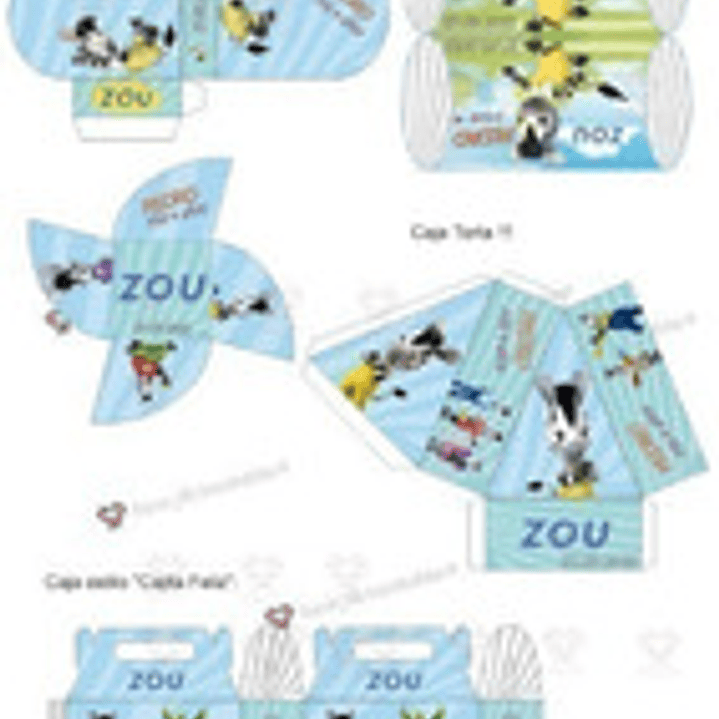 Kit Imprimible Zou Editable 4