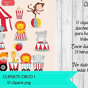 Cliparts Png Circo 1 - Kit Imprimible
