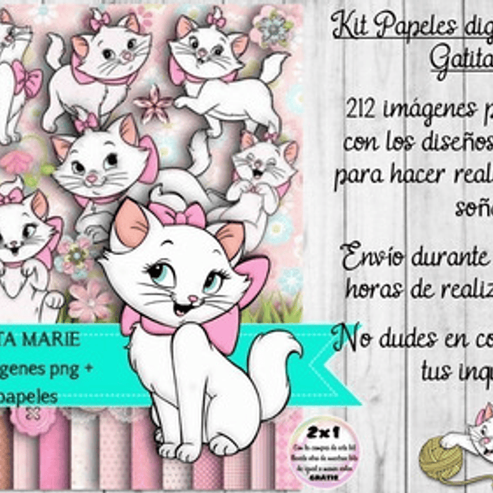 Papeles Fondos Y Cliparts Imagenes Png Gatita Marie 1