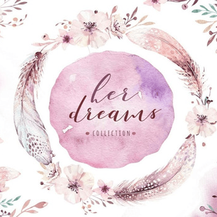 Cliparts Png Flores Plumas Lilas Acuarela Watercolor Pa31 1