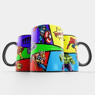 Plantilla Sublimación / Mockup 3 Tazas Editable Psd