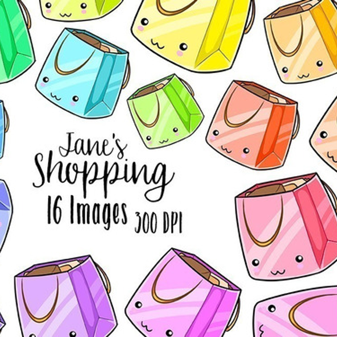 Cliparts Imagenes Png Bolsas Shopping Colores Pasteles Jk60 1