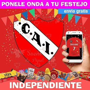 Kit Imprimible Independiente Futbol Editable