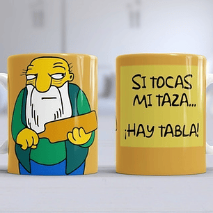 Plantillas Sublimación Tazas - Los Simpsons / 40 Diseños