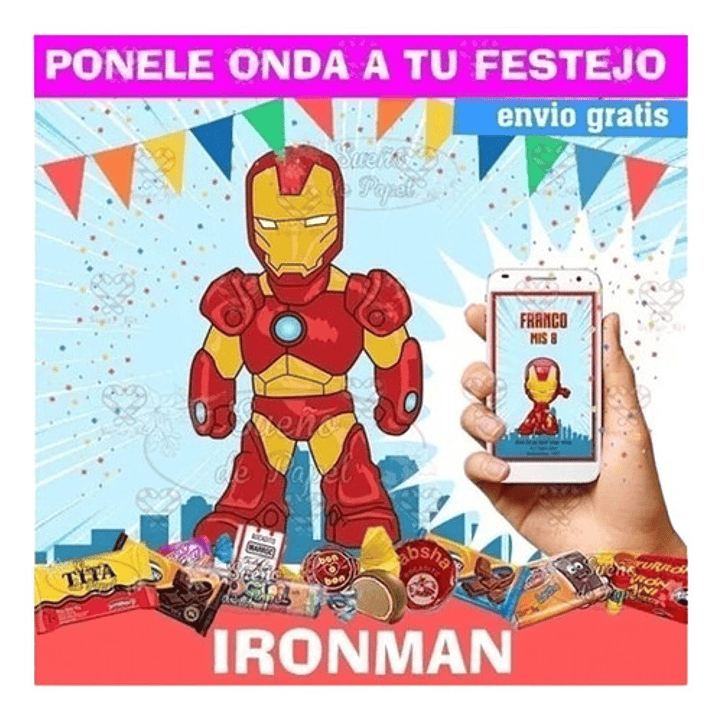 Kit Imprimible Ironman Editable 2