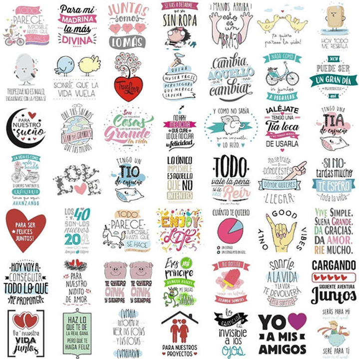 2x1 4000 Plantillas Sublimar Tazas + 3000 Vectores De Frases 5