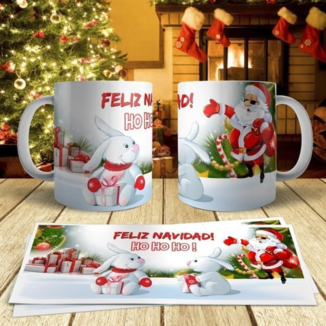17 Plantillas Tazas Navidad 9