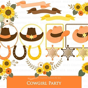Cliparts Png Papeles Digitales Cowgirl Vaquera M7