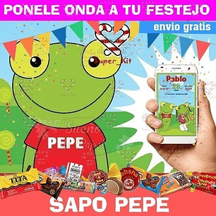 Kit Imprimible Sapo Pepe Poing Poing Editable