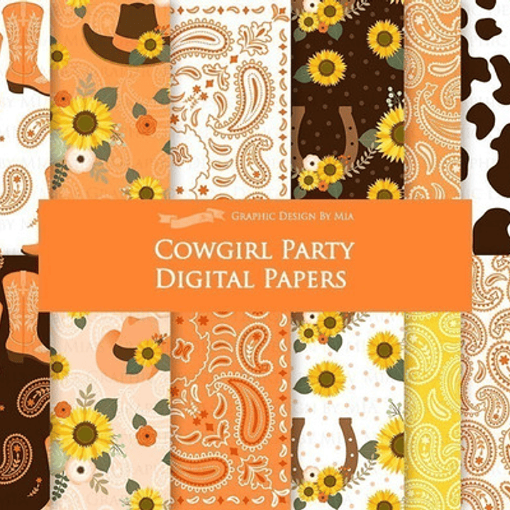 Cliparts Png Papeles Digitales Cowgirl Vaquera M7 3