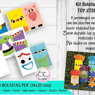 Bolsitas Digitales Toy Story 4 Archivo Imprimible Pdf