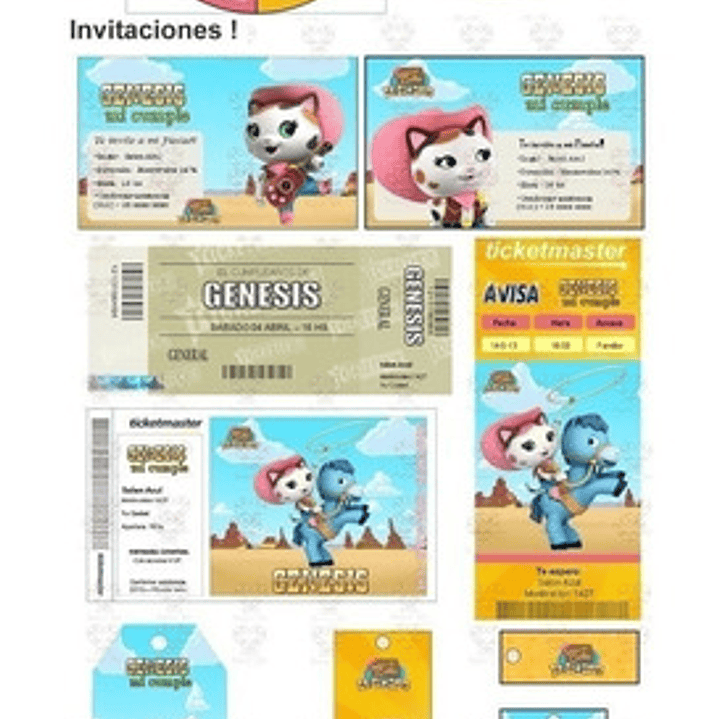 Kit Imprimible Sheriff Callie Editable 6