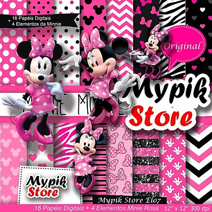 Papeles Fondos E Imagenes Png Digitales Minnie Rosa