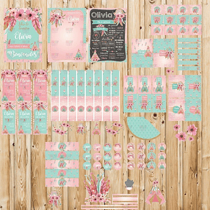 Kit Imprimible Atrapa Sueños Editable