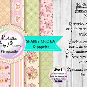 Papeles Digitales Fondos Rosa Verde E37