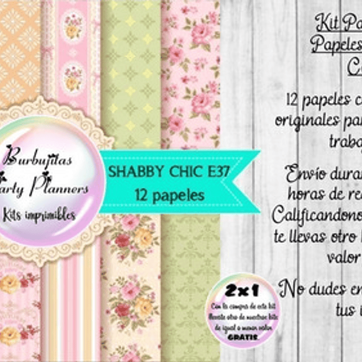 Papeles Digitales Fondos Rosa Verde E37 1