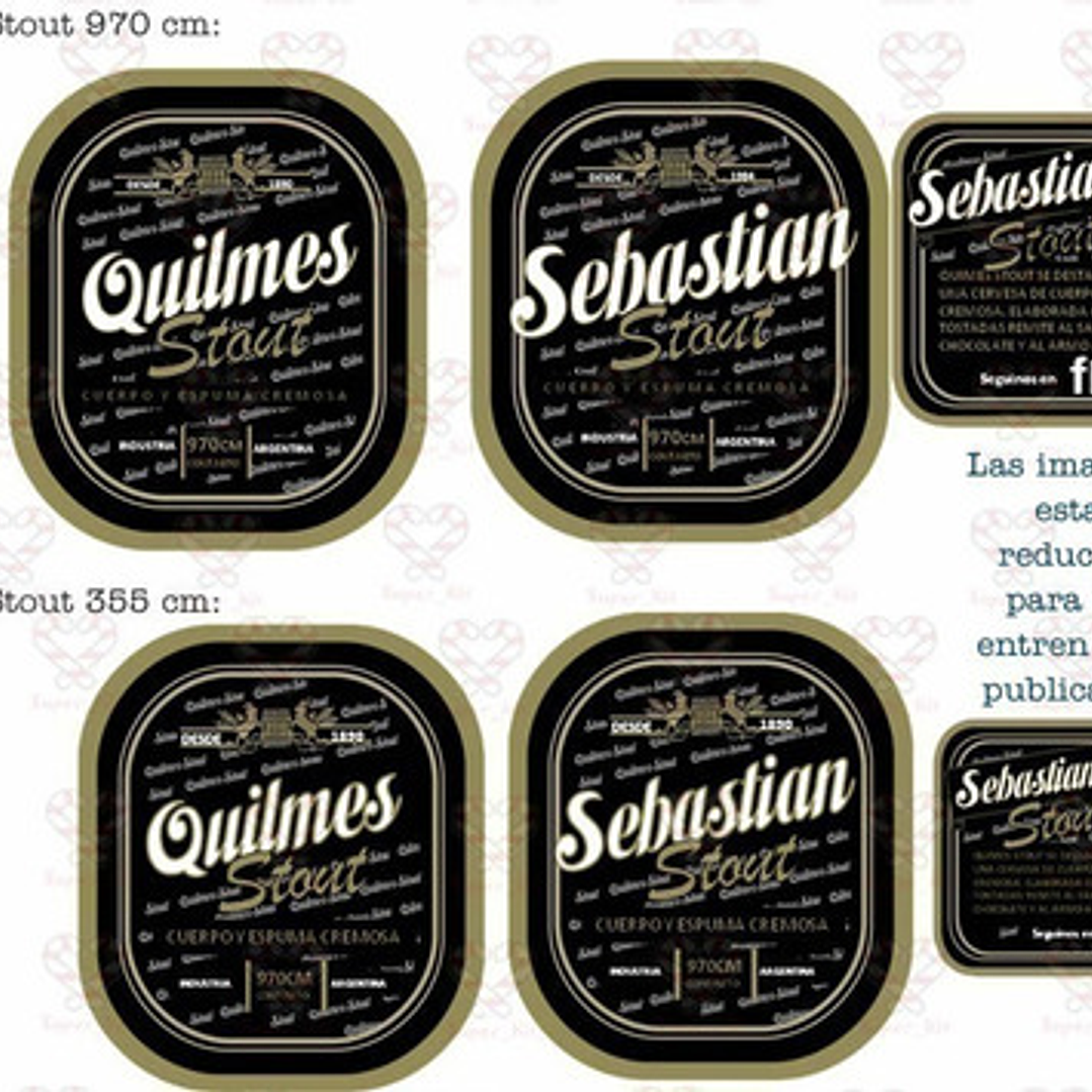 Kit Imprimible Etiquetas De Bebidas Editable 6